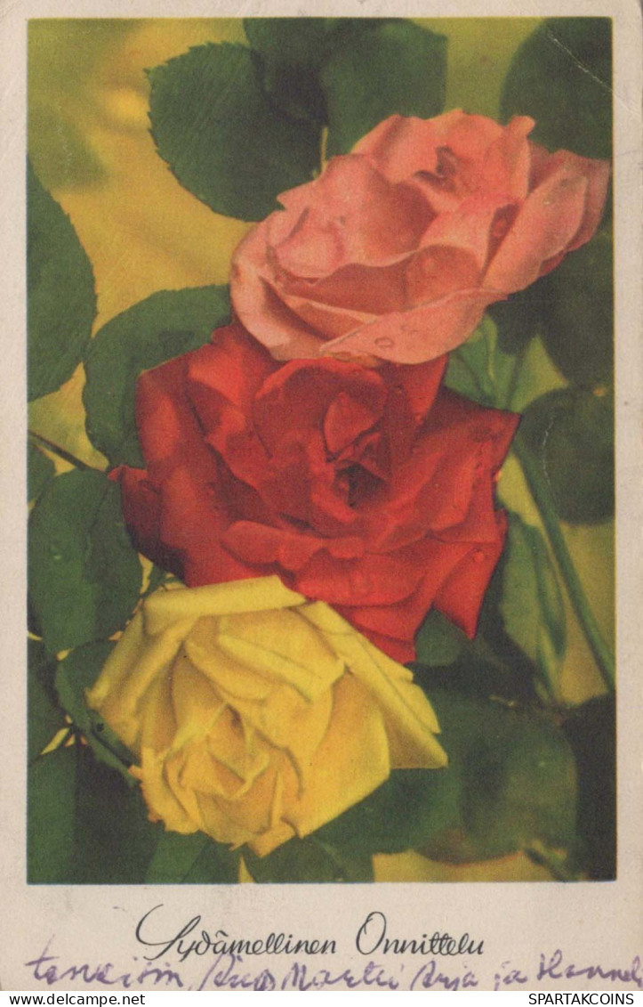 FIORI Vintage Cartolina CPA #PKE633.A - Blumen