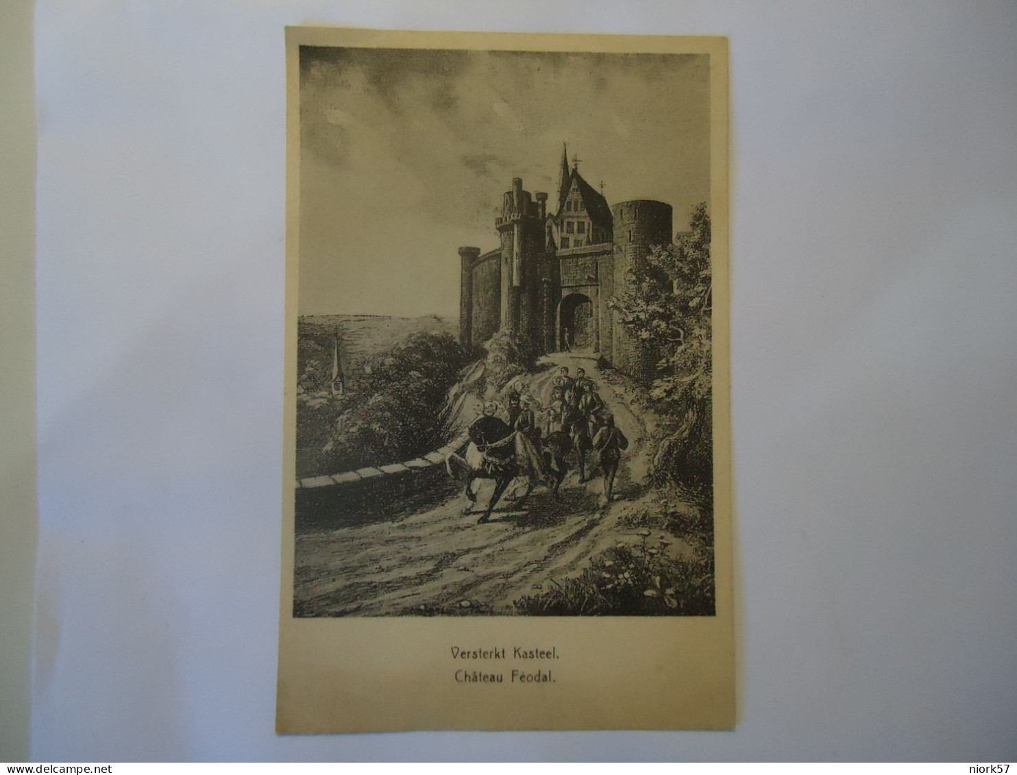 BELGIUM POSTCARDS   GENT  VERSTERKI KASTEEL CHATEAU FEODAL - Sonstige & Ohne Zuordnung