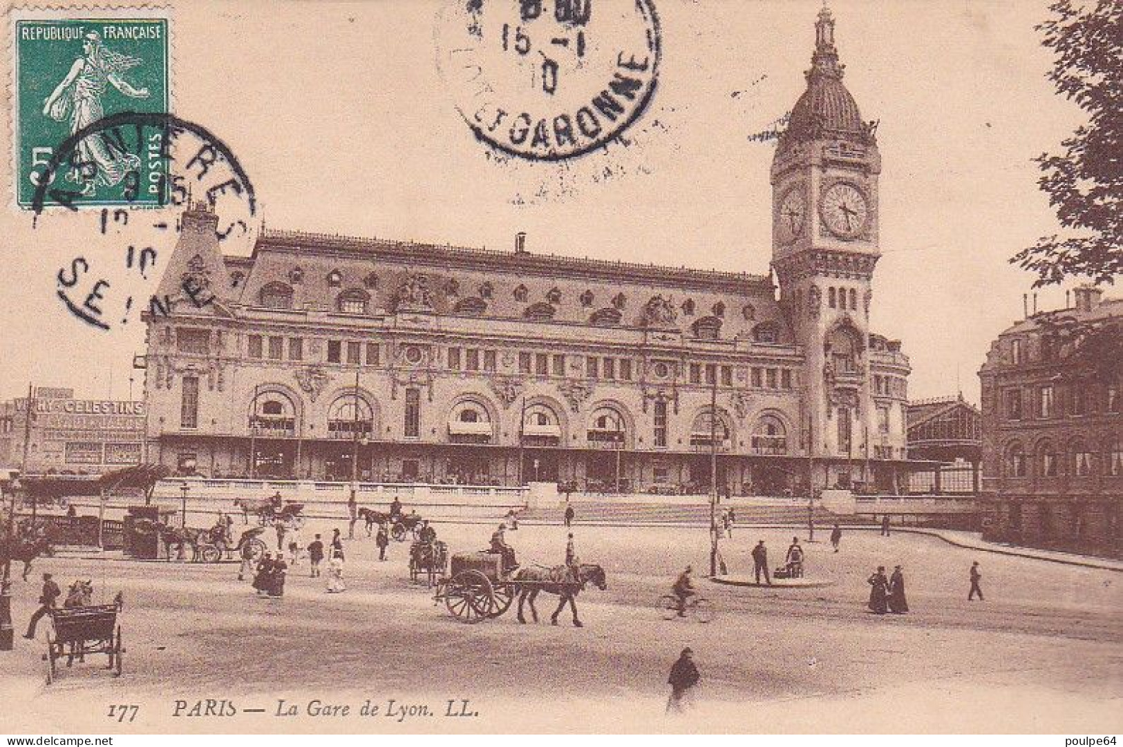 La Gare De Lyon : Vue Extérieure - Metropolitana, Stazioni