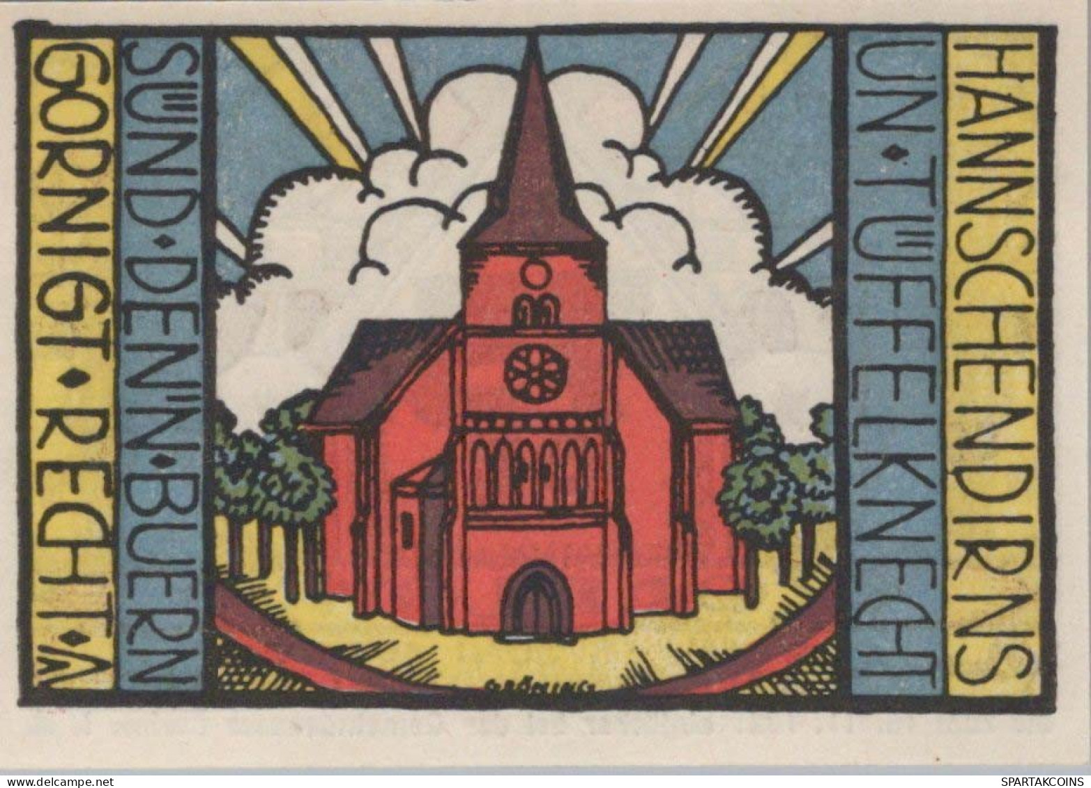 75 PFENNIG 1921 Stadt CARLOW Mecklenburg-Strelitz UNC DEUTSCHLAND Notgeld #PA378 - [11] Local Banknote Issues