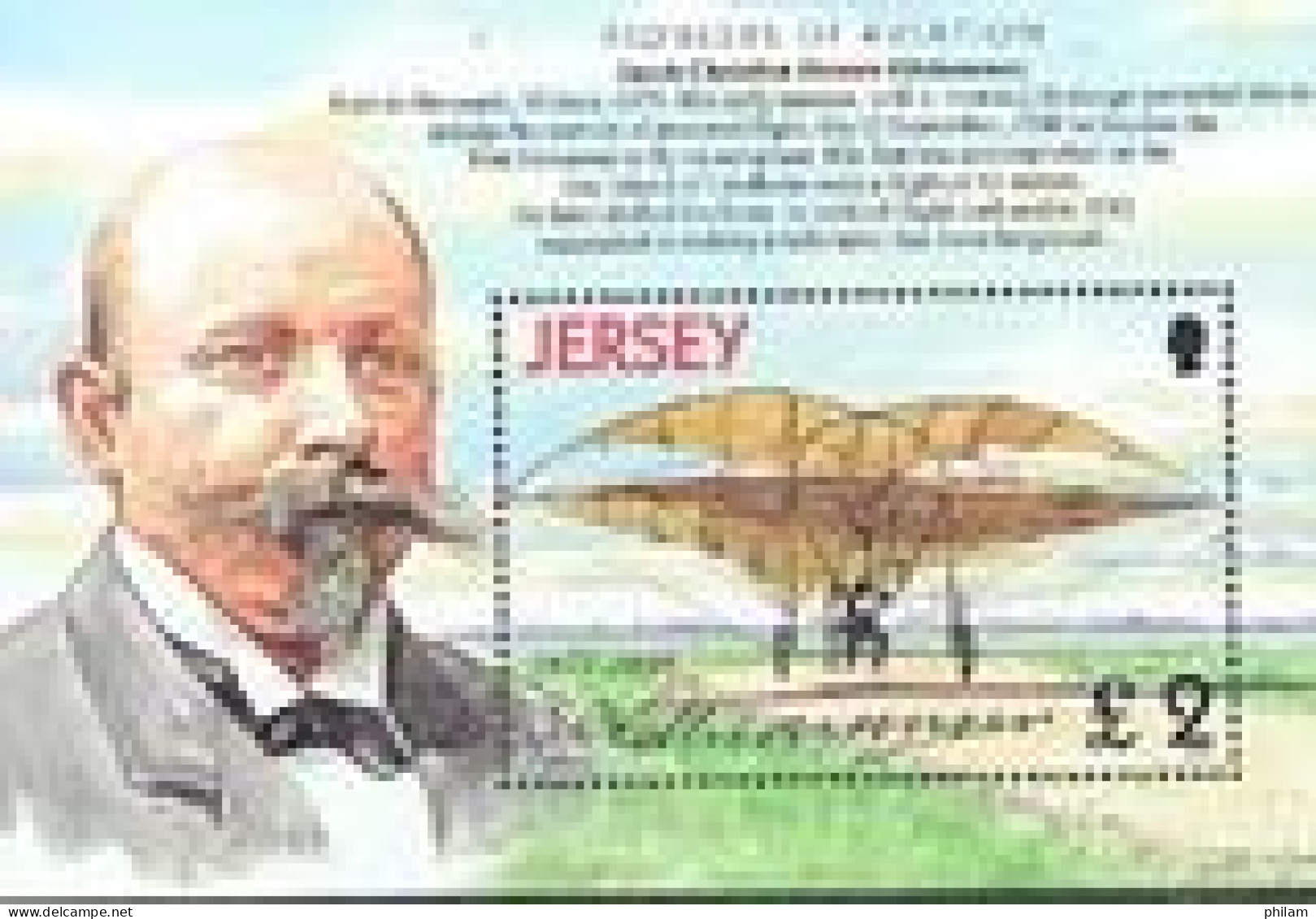 JERSEY 2003 - Histoire De L'aviation - Ellehammer - BF - Avions