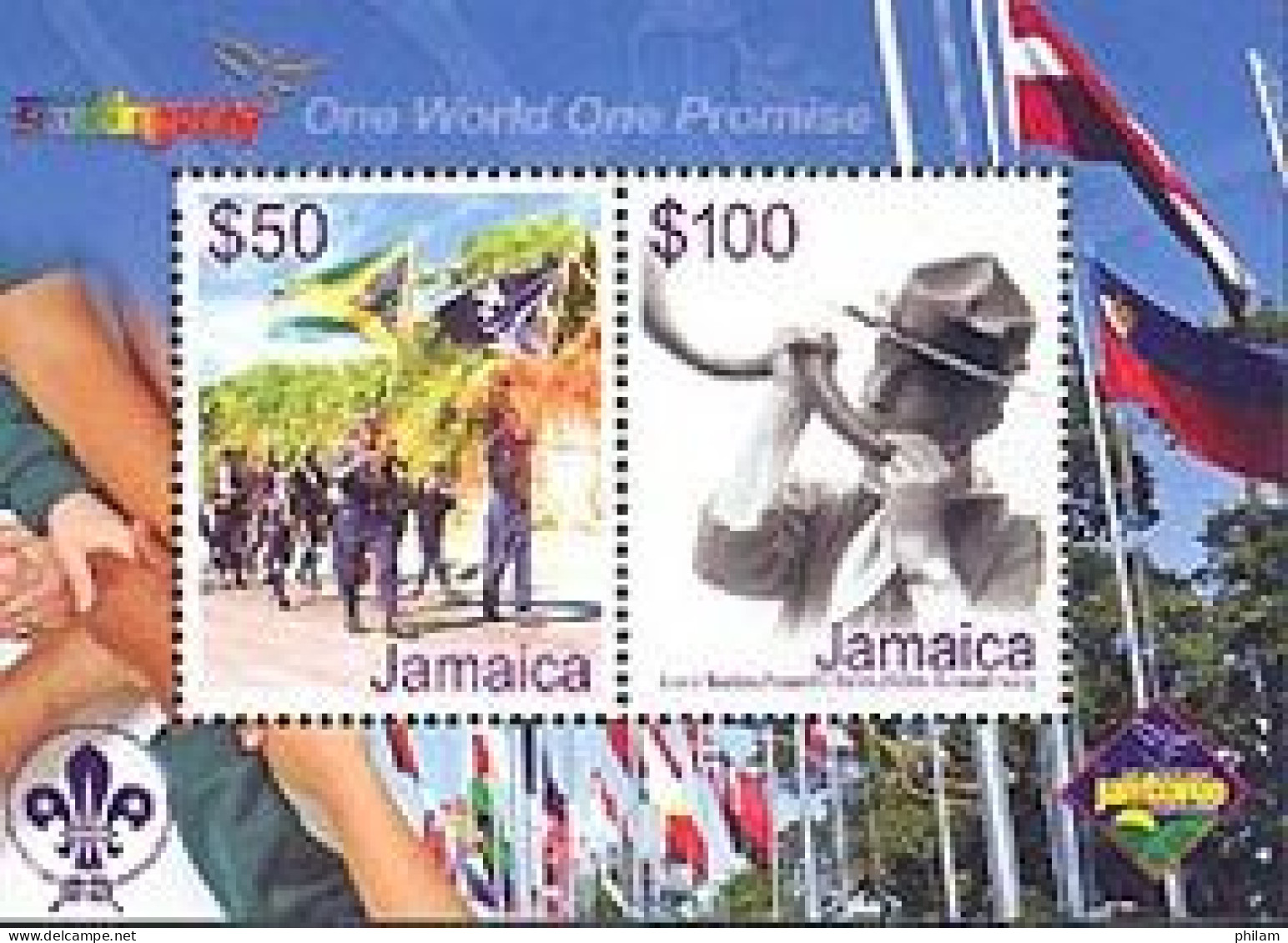 JAMAIQUE 2007 - Jamboree Scout - BF - Unused Stamps