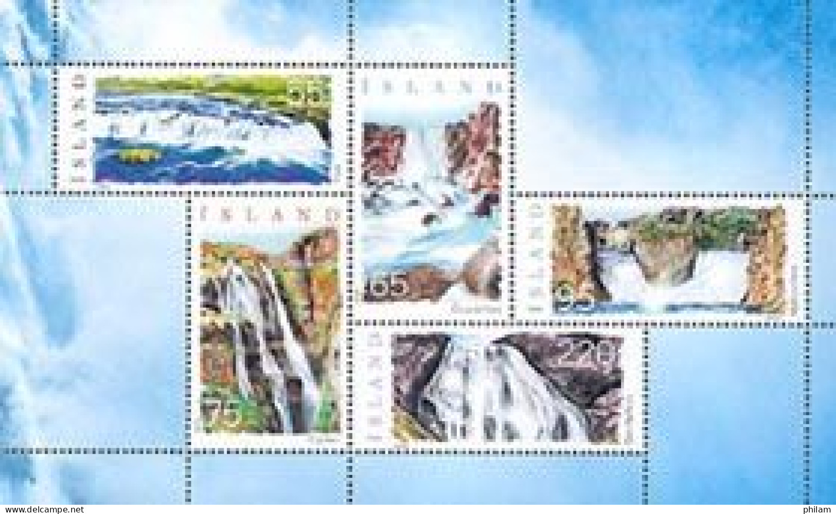 ISLANDE 2006 - Les Chutes D'eau - Carnet - Postzegelboekjes