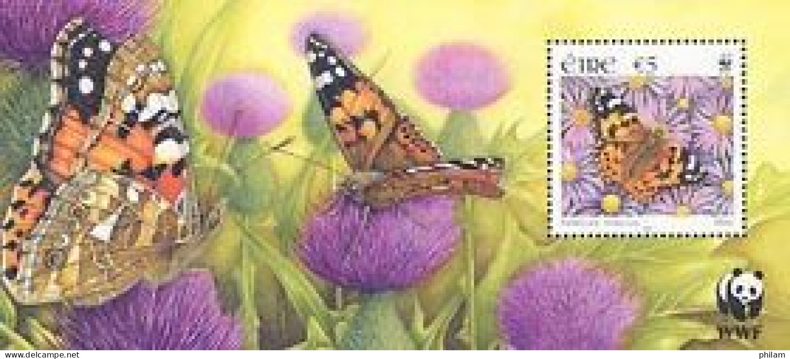 IRLANDE 2005 - W.W.F. - Papillon Vanessa Cordui - BF - Farfalle