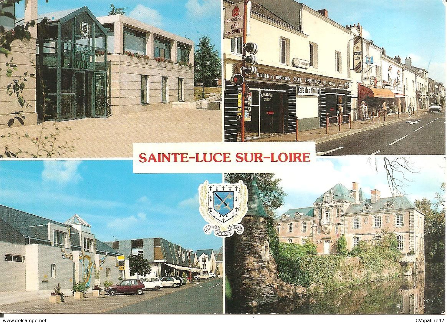 SAINTE-LUCE-SUR-LOIRE (44) Carte Multivues - Blason  CPSM GF - Autres & Non Classés