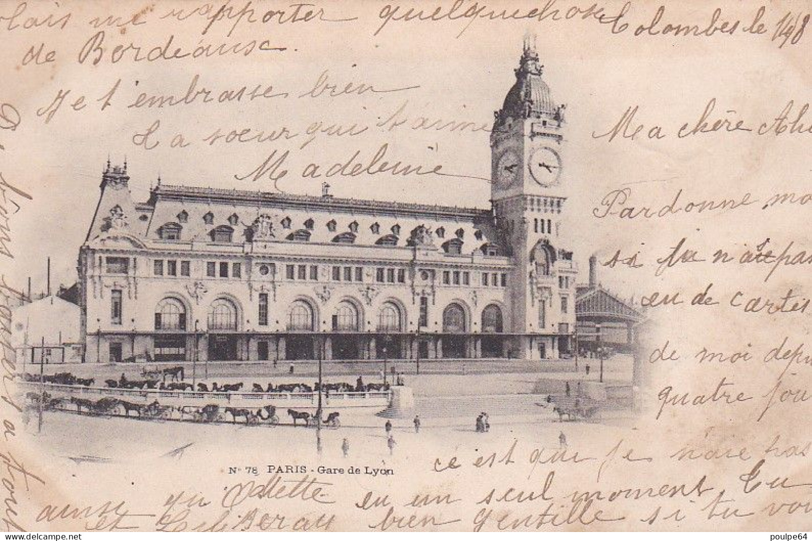 La Gare De Lyon : Vue Extérieure - Métro Parisien, Gares