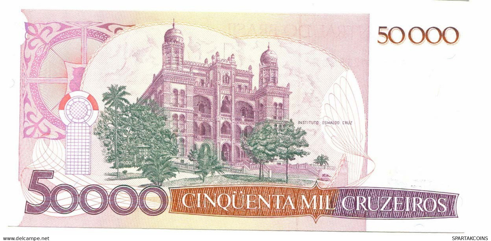 BRASIL 50000 CRUZEIROS 1986 UNC Paper Money Banknote #P10889.4 - [11] Emissions Locales