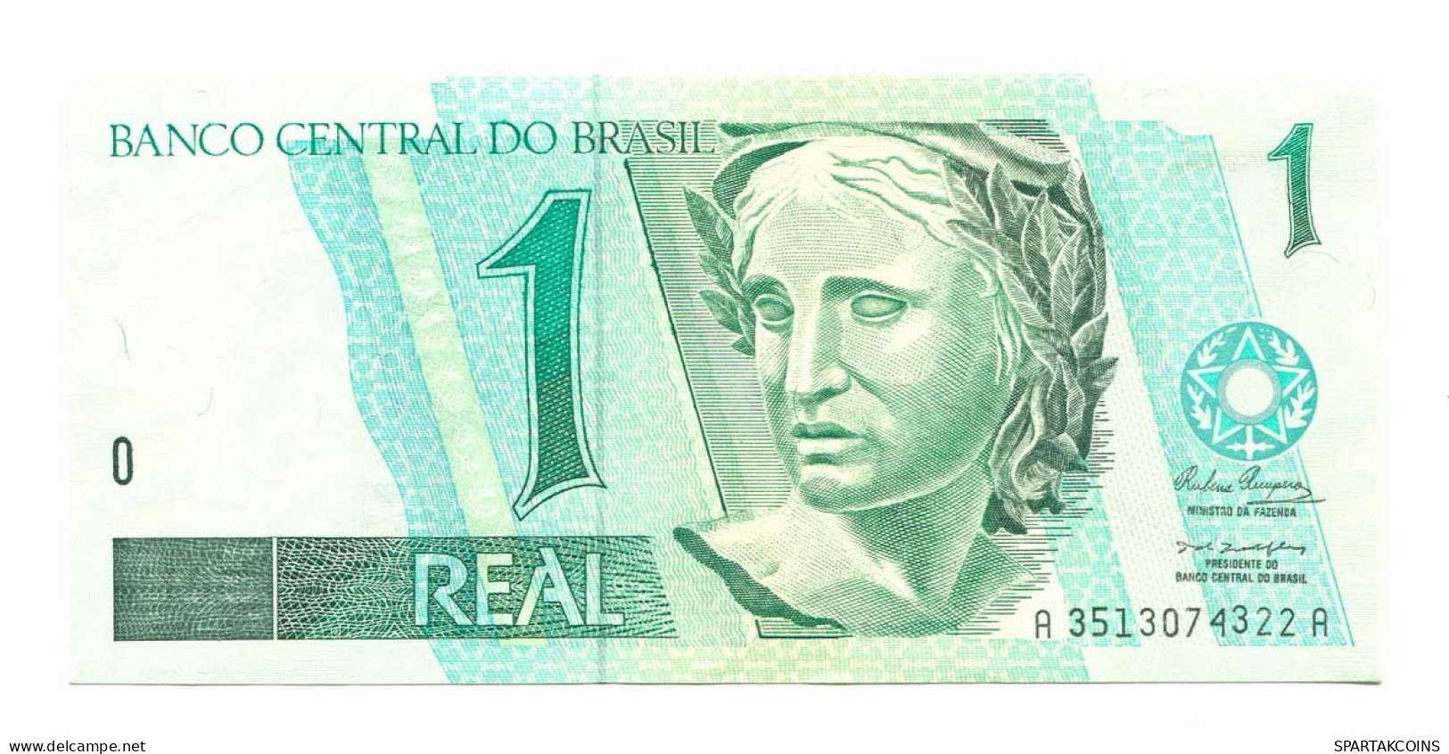 BRASIL 1 REAL 2003 SERIE AA Birds UNC Paper Money Banknote #P10827.4 - [11] Emissions Locales