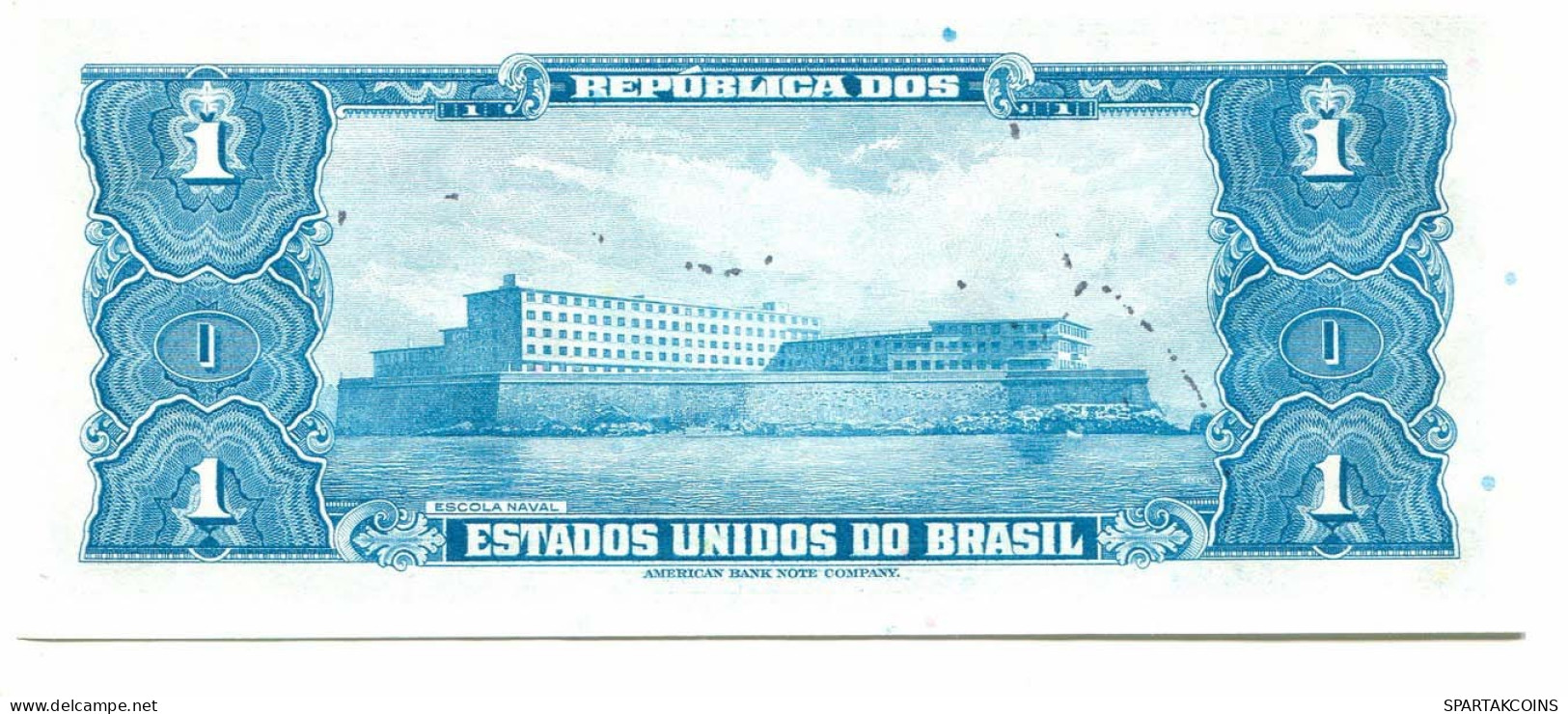 BRASIL 1 CRUZEIRO 1954 SERIE 325A Hand Signed P 132 UNC Paper Money #P10821.4 - Lokale Ausgaben