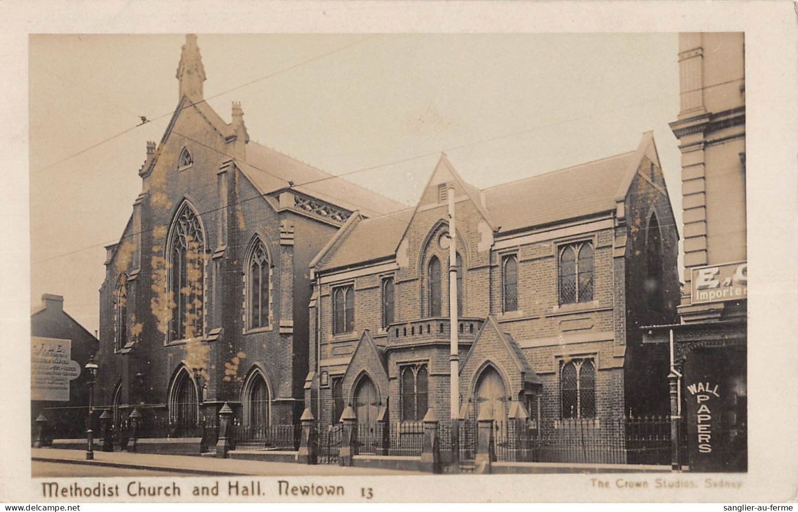 CPA AUSTRALIE / METHODIST CHURCH AND HALL / NEWTON - Autres & Non Classés