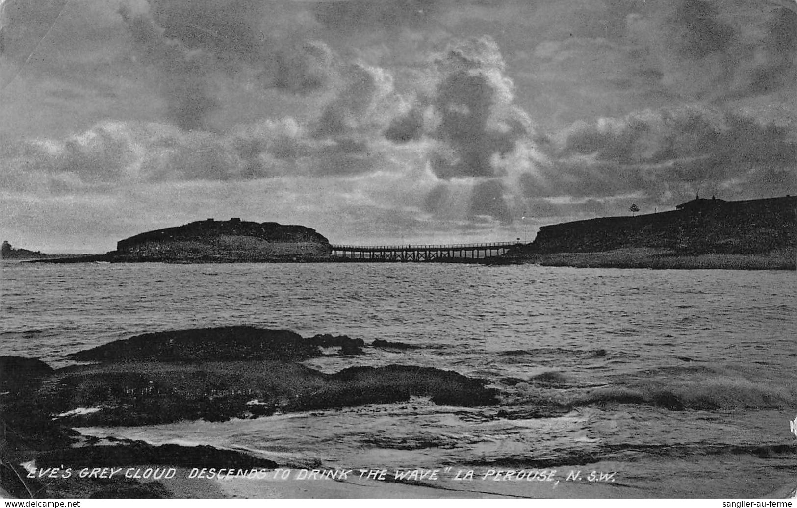 CPA AUSTRALIE / EVE'S GREY CLOUD DESCENDS TO DRINK THE WAVE / LA PEROUSE - Andere & Zonder Classificatie