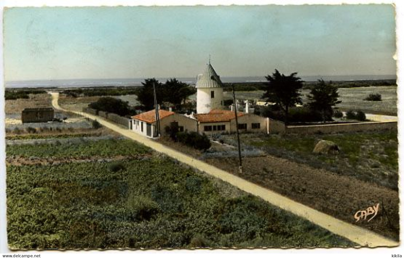 CPSM Dentelée 9 X 14 Charente Maritime ILE DE RE Ars Le Moulin Chabot - Ile De Ré