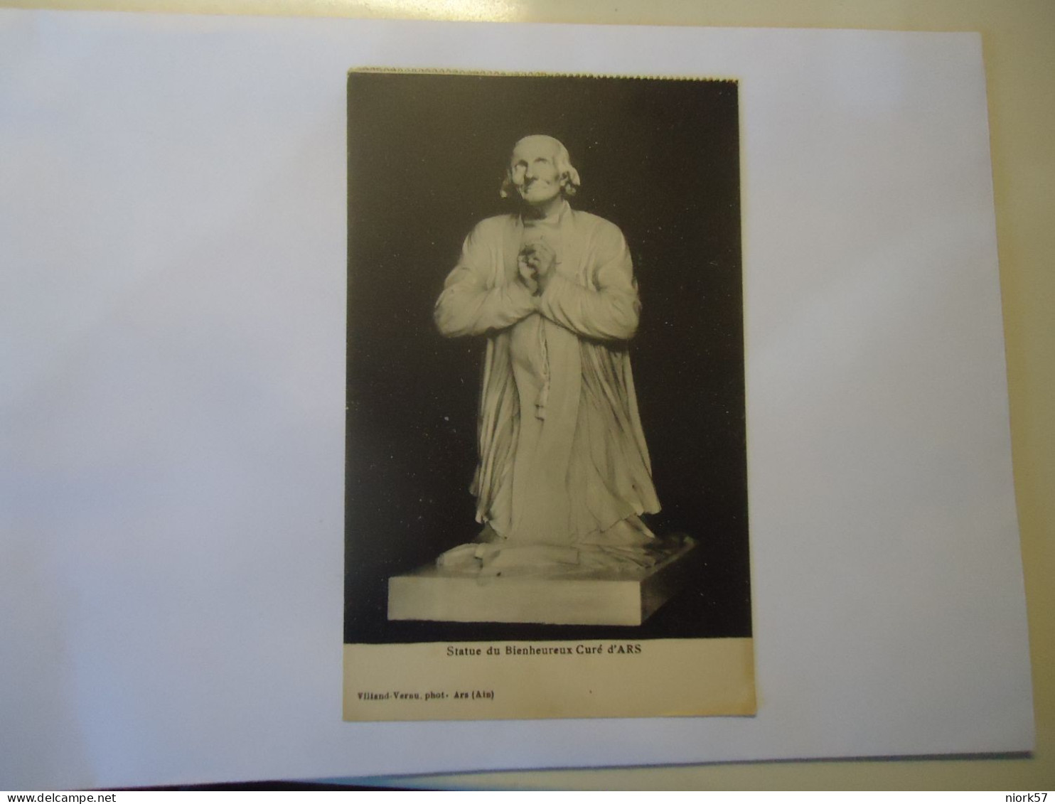 FRANCE   POSTCARDS STATUE BIENHEUREUX  CURE D'ARS - Andere & Zonder Classificatie