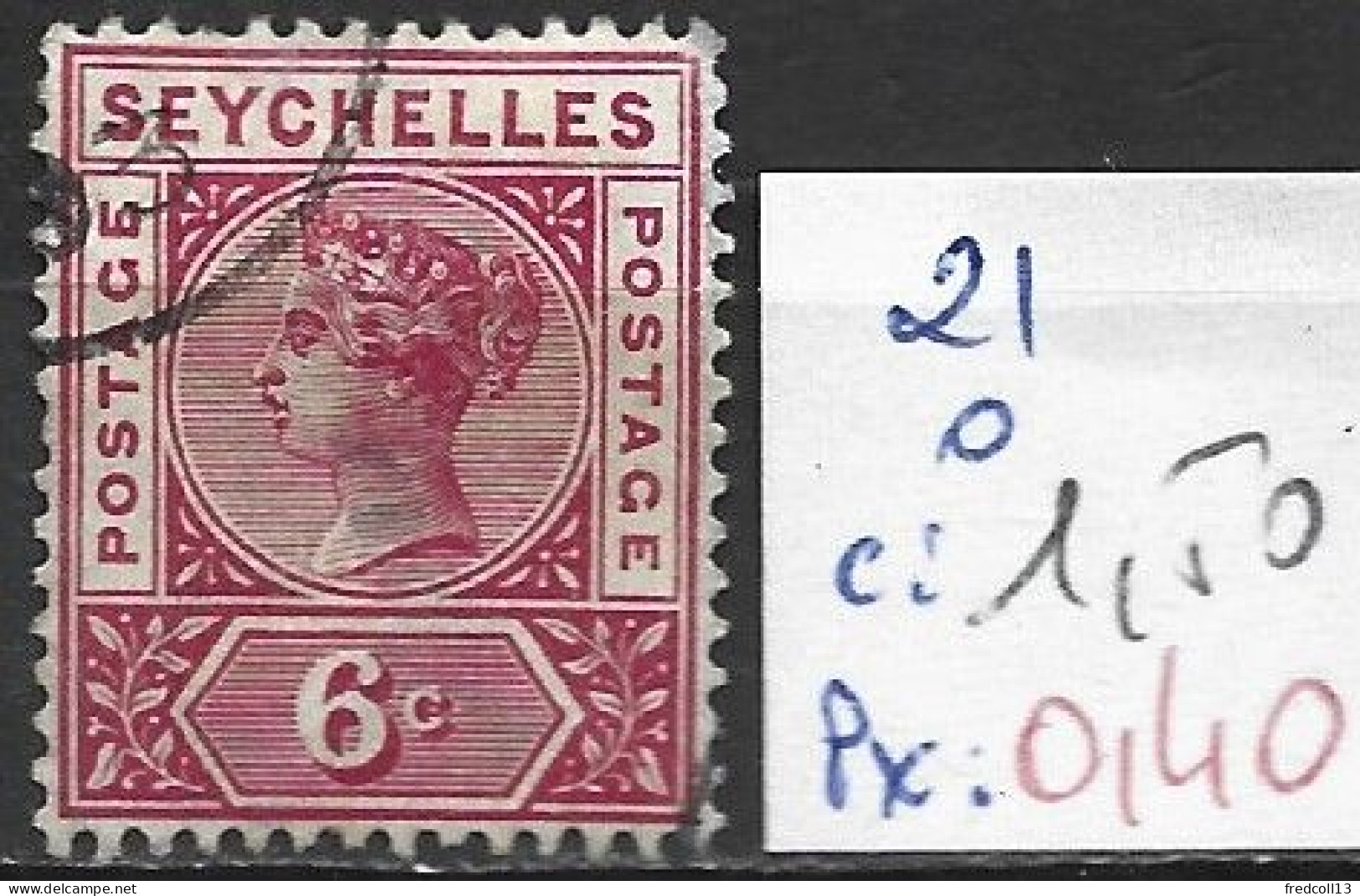 SEYCHELLES 21 Oblitéré Côte 1.50 € - Seychelles (...-1976)