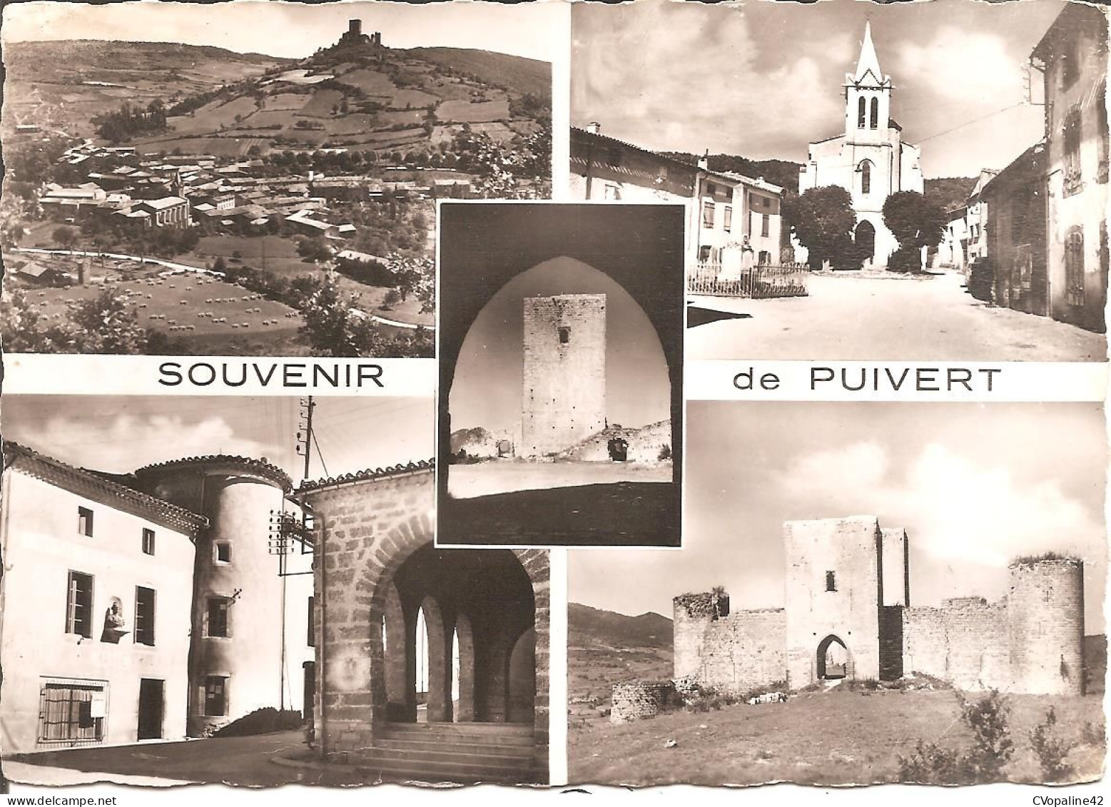 SOUVENIR De PUIVERT (11) Carte Multivues De 1960  CPSM GF - Andere & Zonder Classificatie