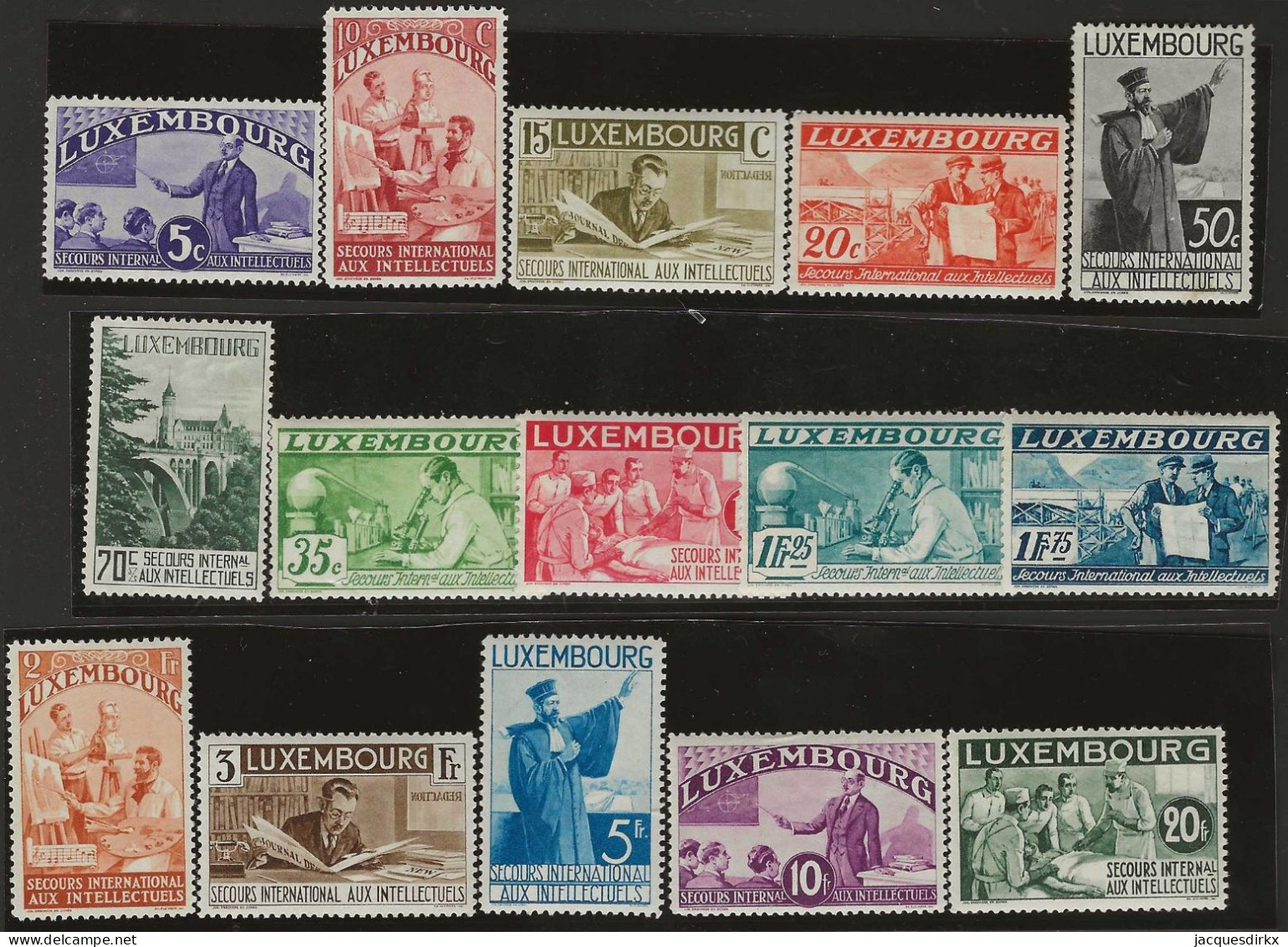 Luxembourg  .  Y&T .   259/273 (2 Scans)  . * VLH .  Neuf Avec Gomme Et Une Trace Tres Légère D'une Charnière - Unused Stamps