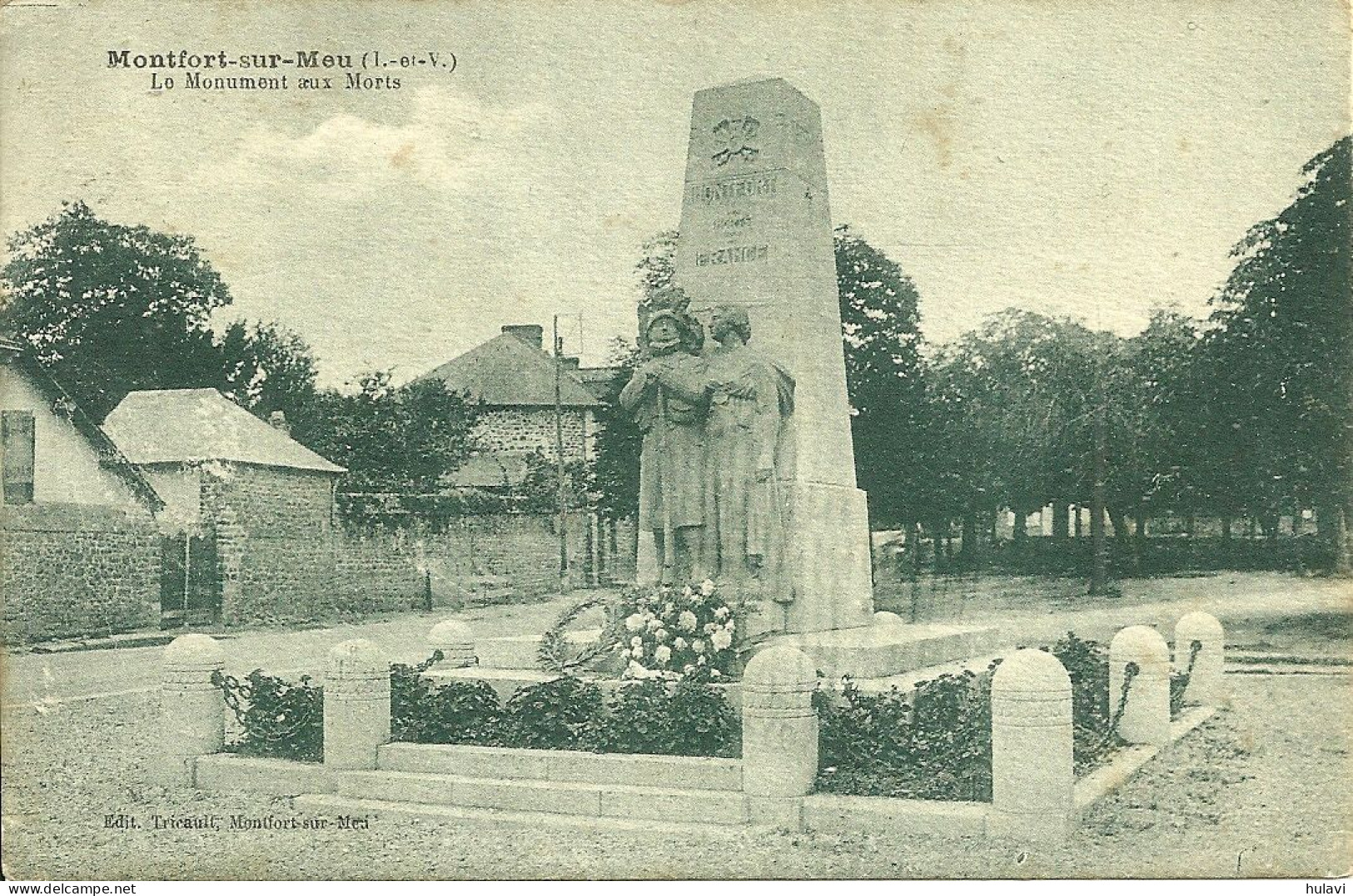 35  MONTFORT SUR MEU - LE MONUMENT AUX MORTS (ref 9609) - Andere & Zonder Classificatie