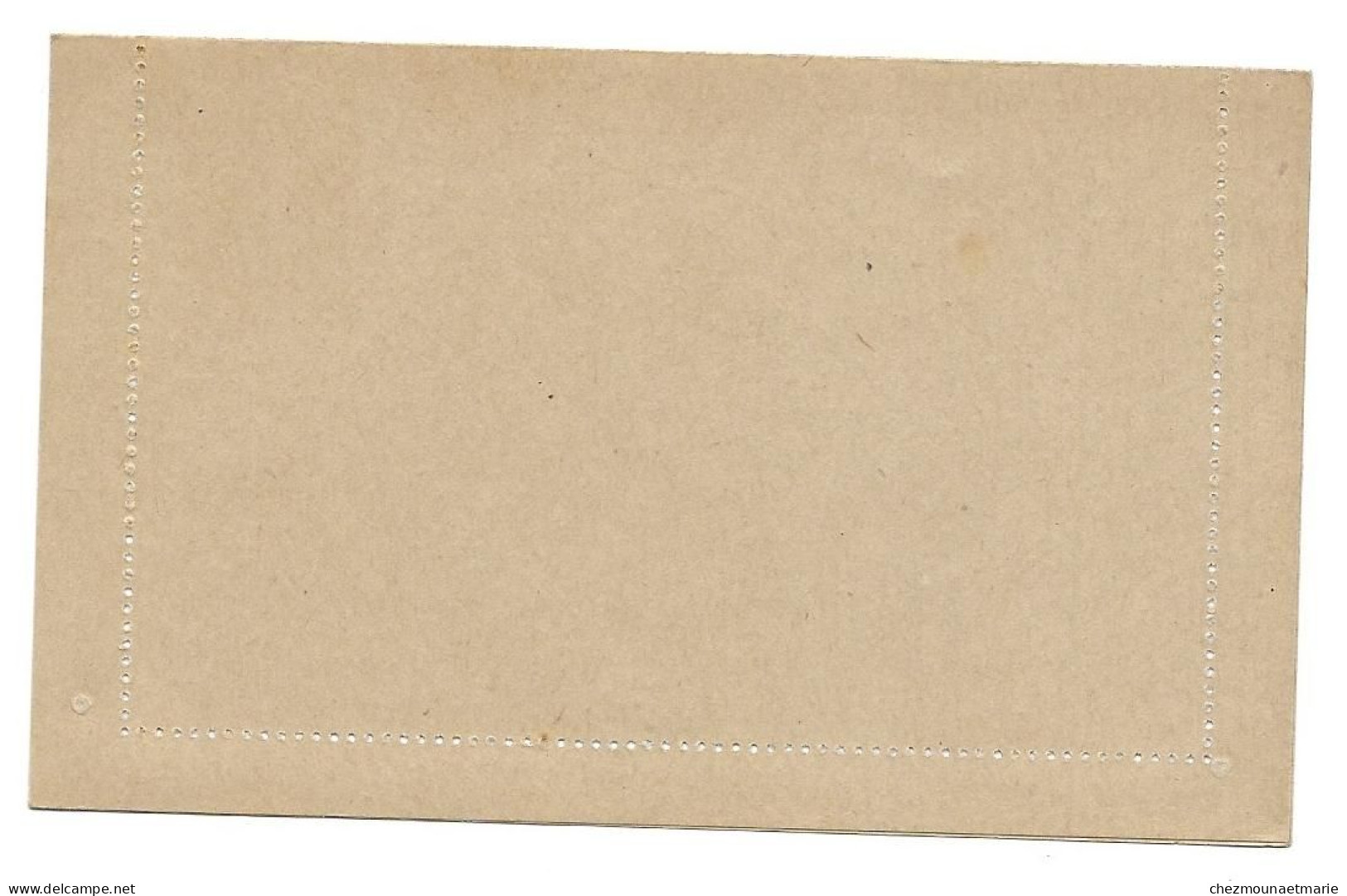 ENTIER CARTE LETTRE N°319 YT 138-E8 10c Semeuse - Neufs