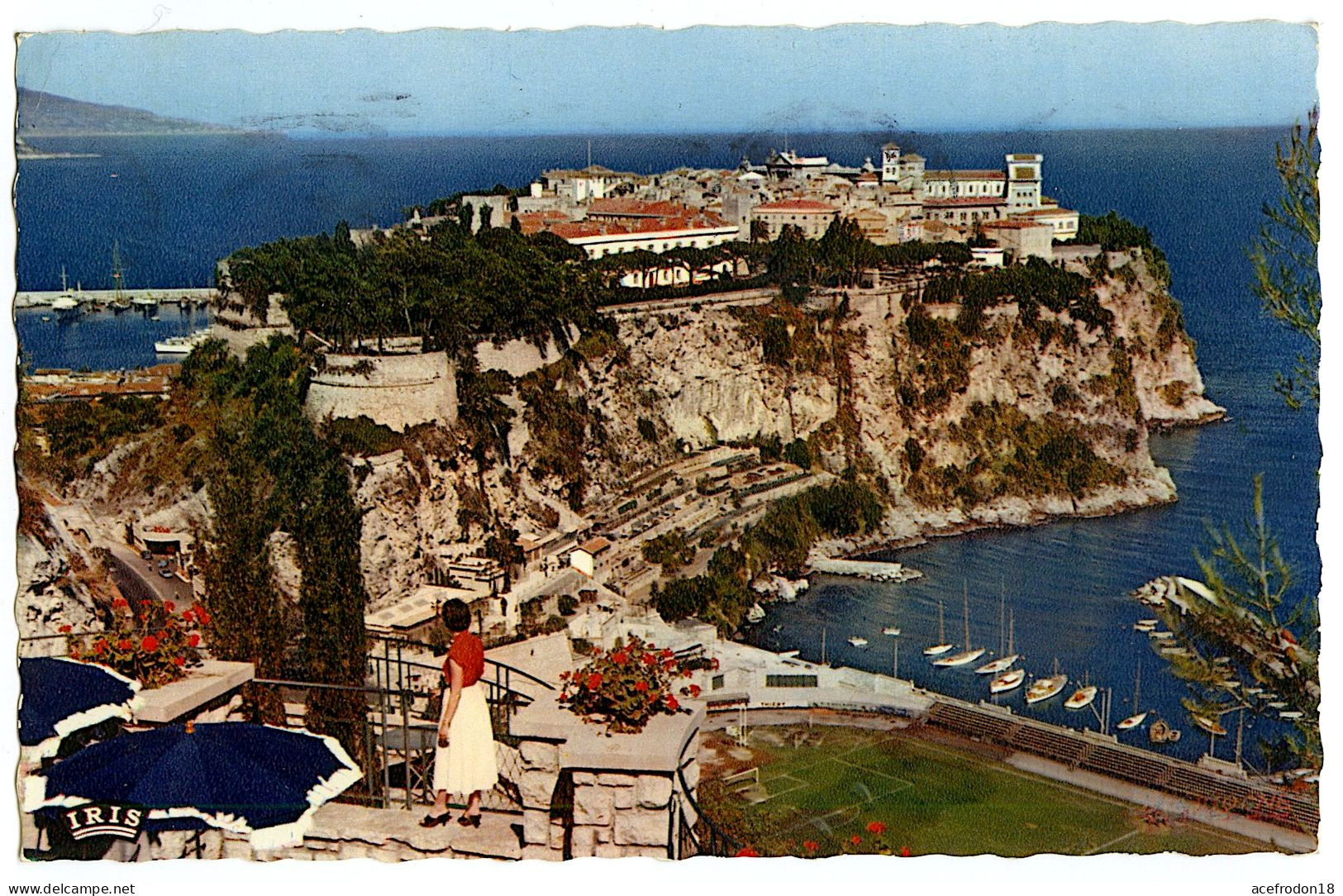 Monaco - Le Rocher De Monaco, Vu Du Jardin Exotique - Tarjetas Panorámicas