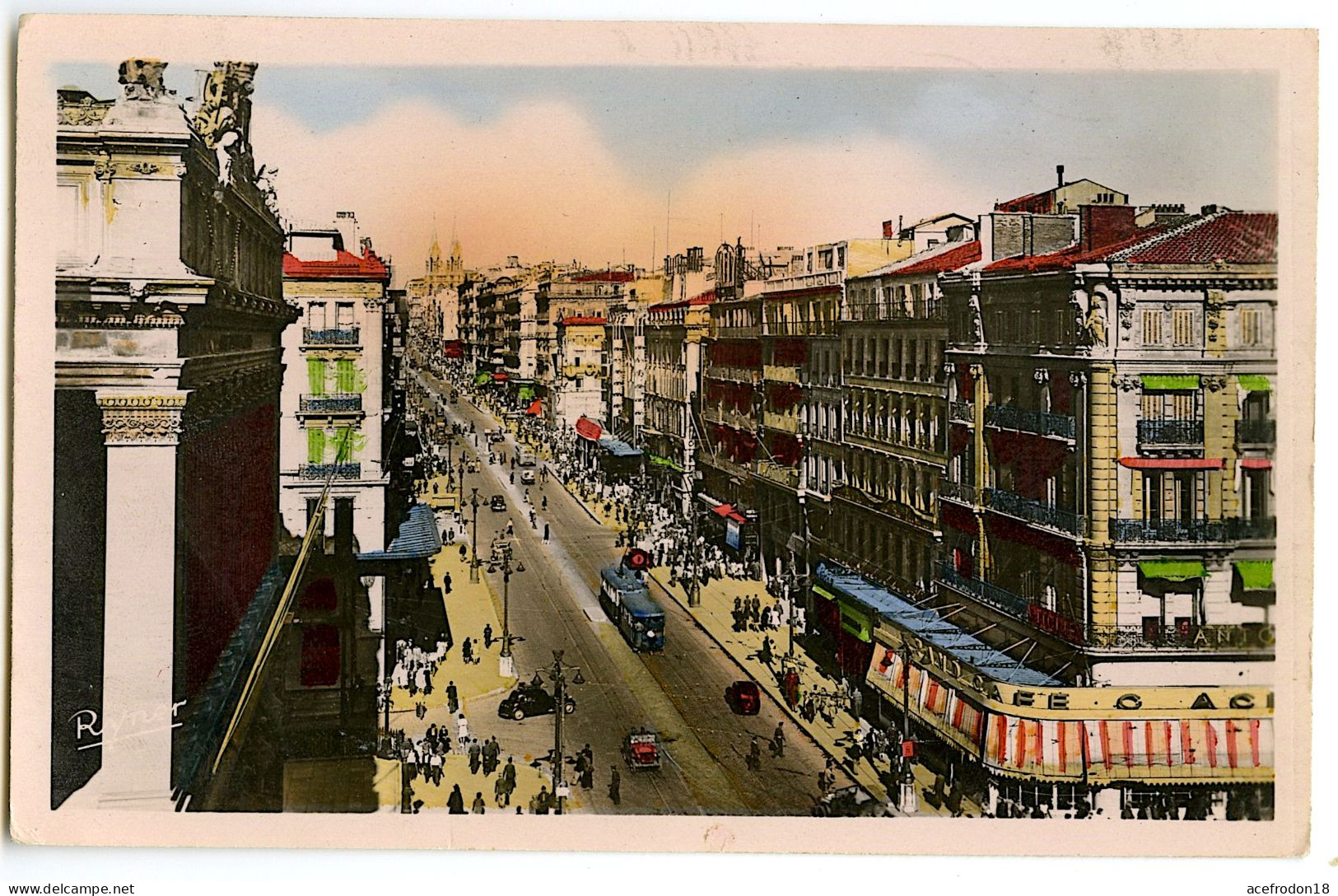 Marseille - La Canebière - Canebière, Stadscentrum