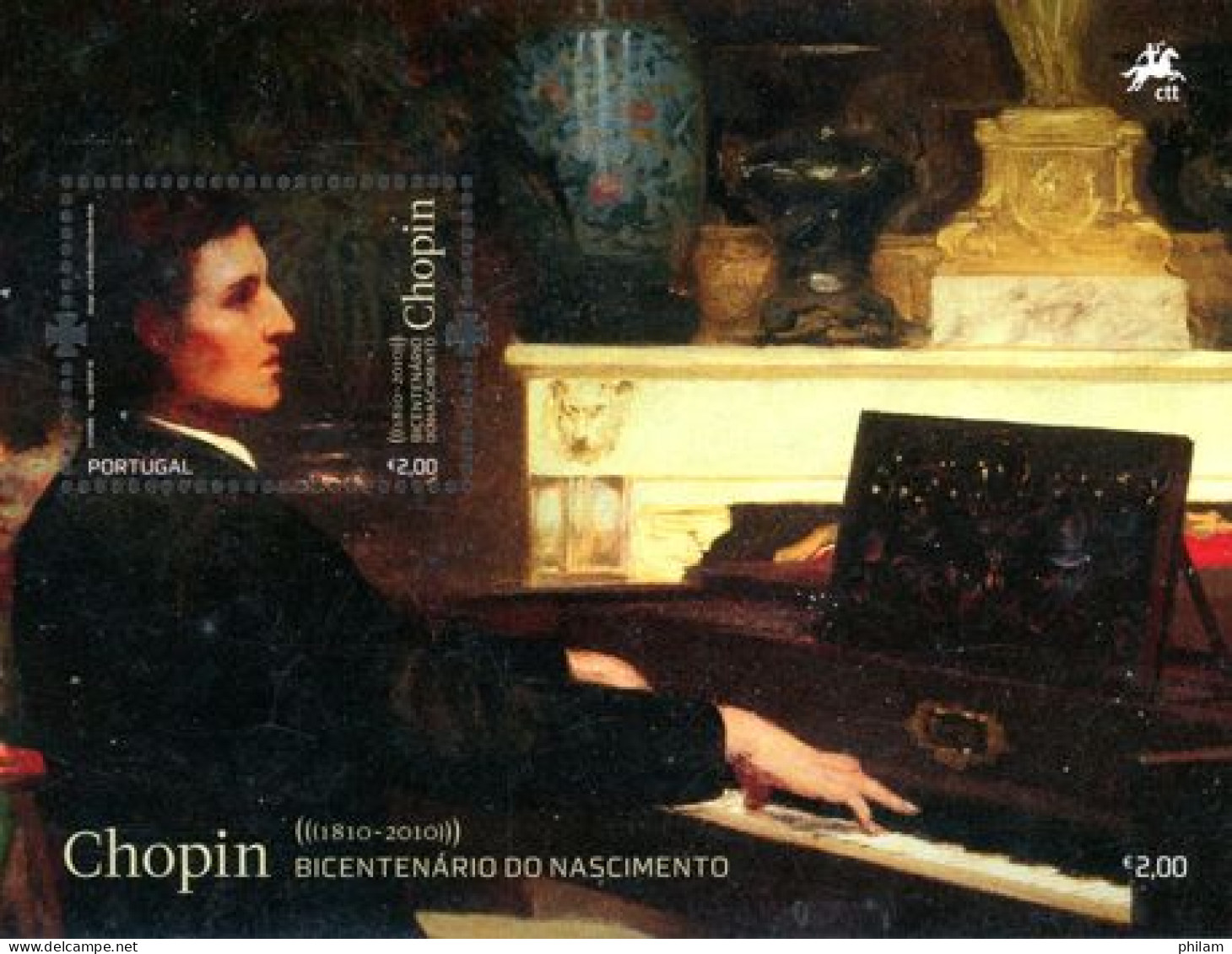 PORTUGAL 2010 - Frédéric Chopin Et Robert Schumann - 2 BF - Musik