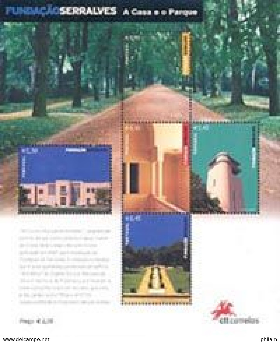 PORTUGAL 2005 - Fondation Serralves - Batiment Et Jardins - 2 BF - Schlösser U. Burgen