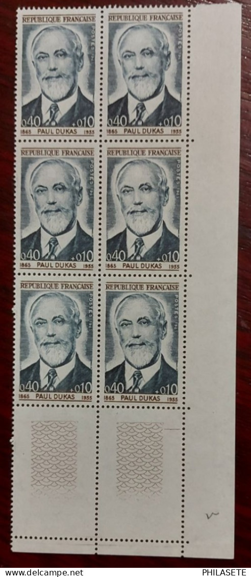 France Bloc De 6 Timbres Neuf** YV N° 1444 Paul Dukas - Mint/Hinged