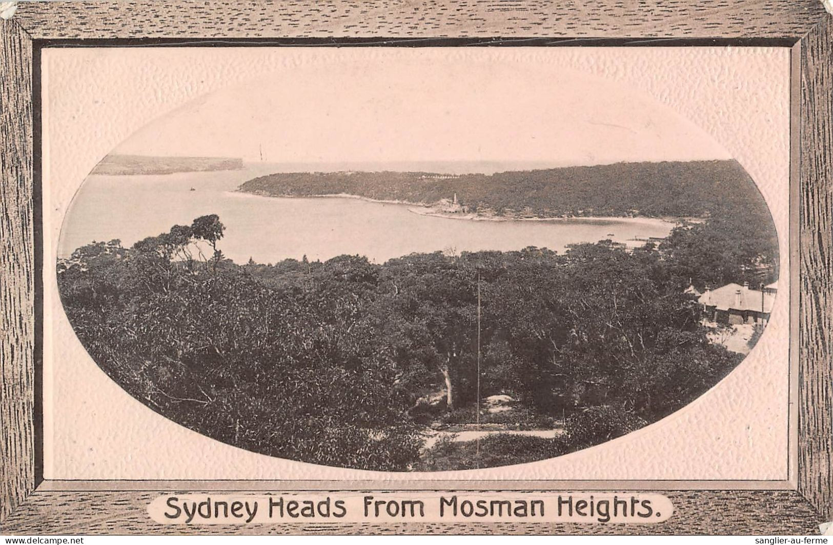 CPA AUSTRALIE / SYDNEY HEADS FROM MOSMAN HEIGHTS - Andere & Zonder Classificatie