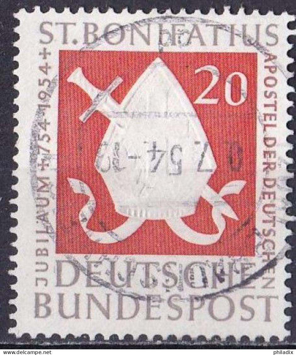 BRD 1954 Mi. Nr. 199 O/used Vollstempel (BRD1-6) - Gebruikt