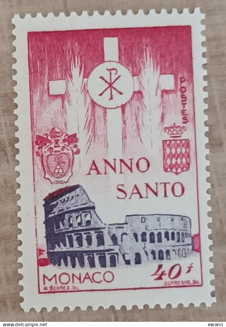 Monaco - YT N°362 - Année Sainte / Ruines Du Colisée - 1951 - Neuf - Nuevos