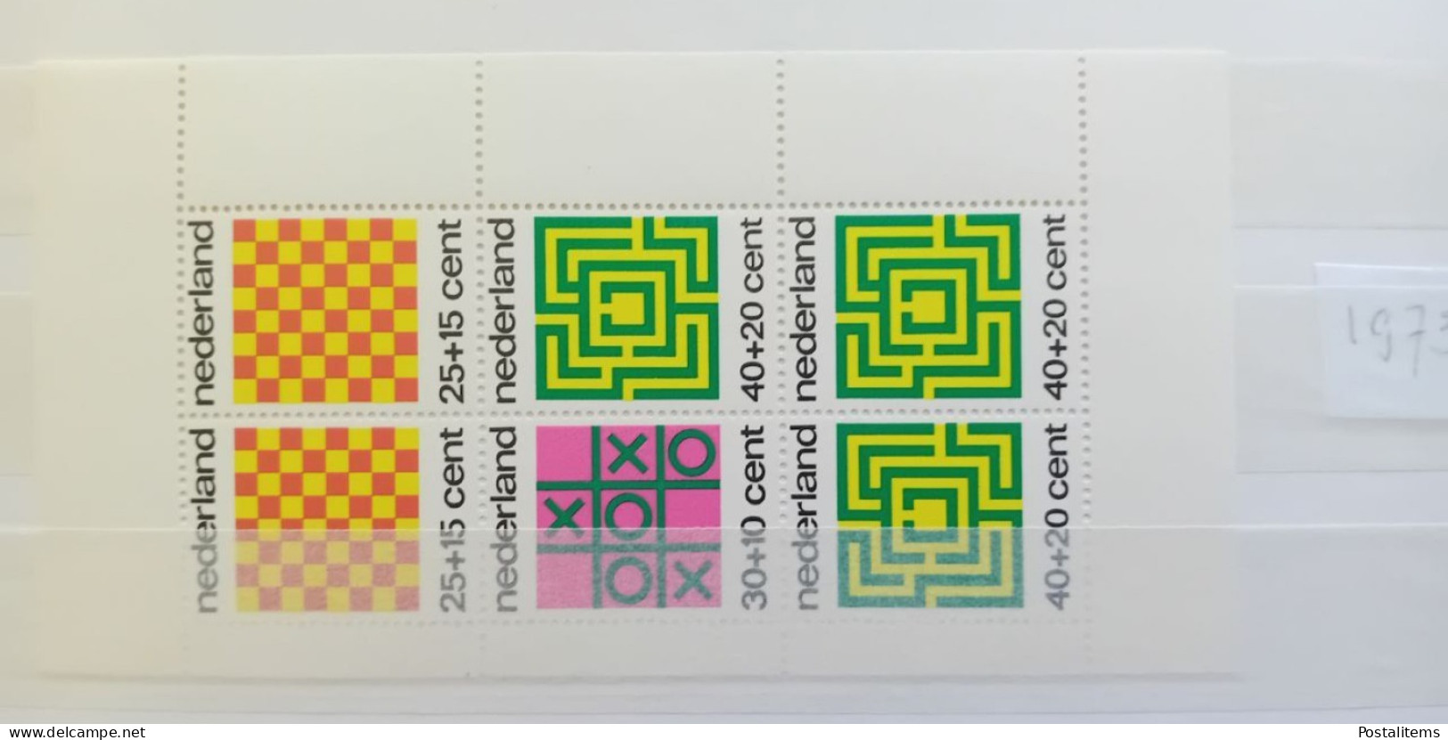 1973 Blok Kinderzegels NVPH 1042 - Blocks & Sheetlets