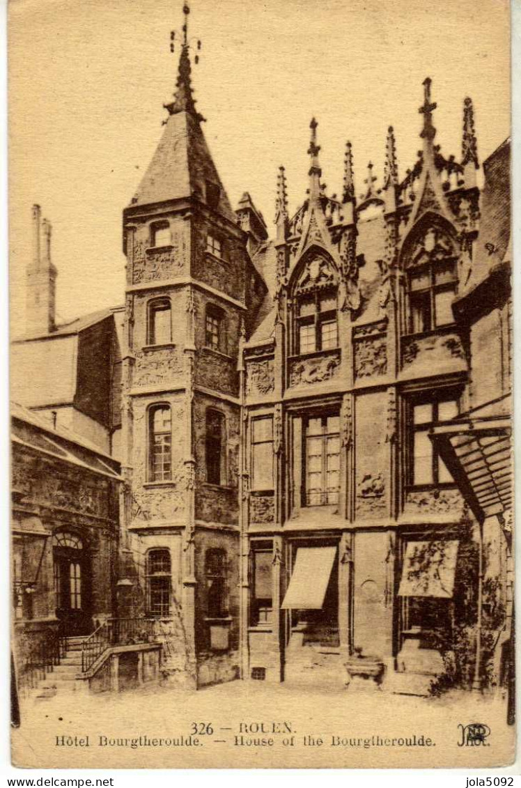 76 - ROUEN - Hôtel Bourgtheroulde - Rouen