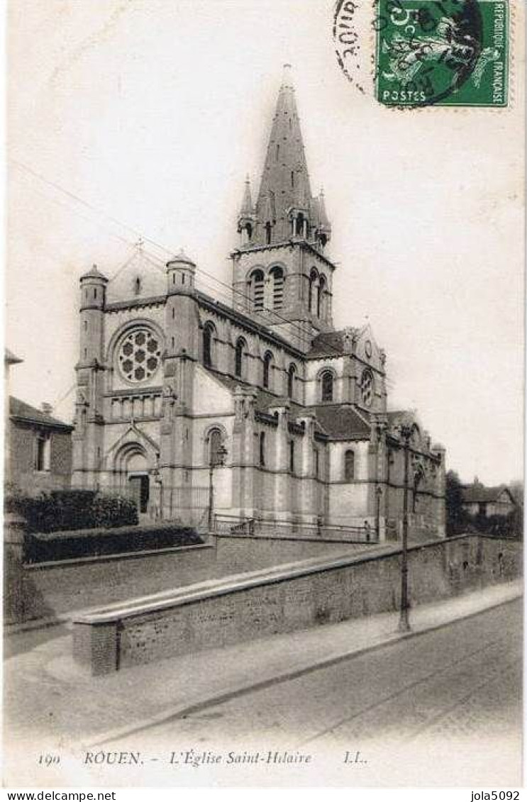 76 - ROUEN - L'Eglise Saint-Hilaire - Rouen