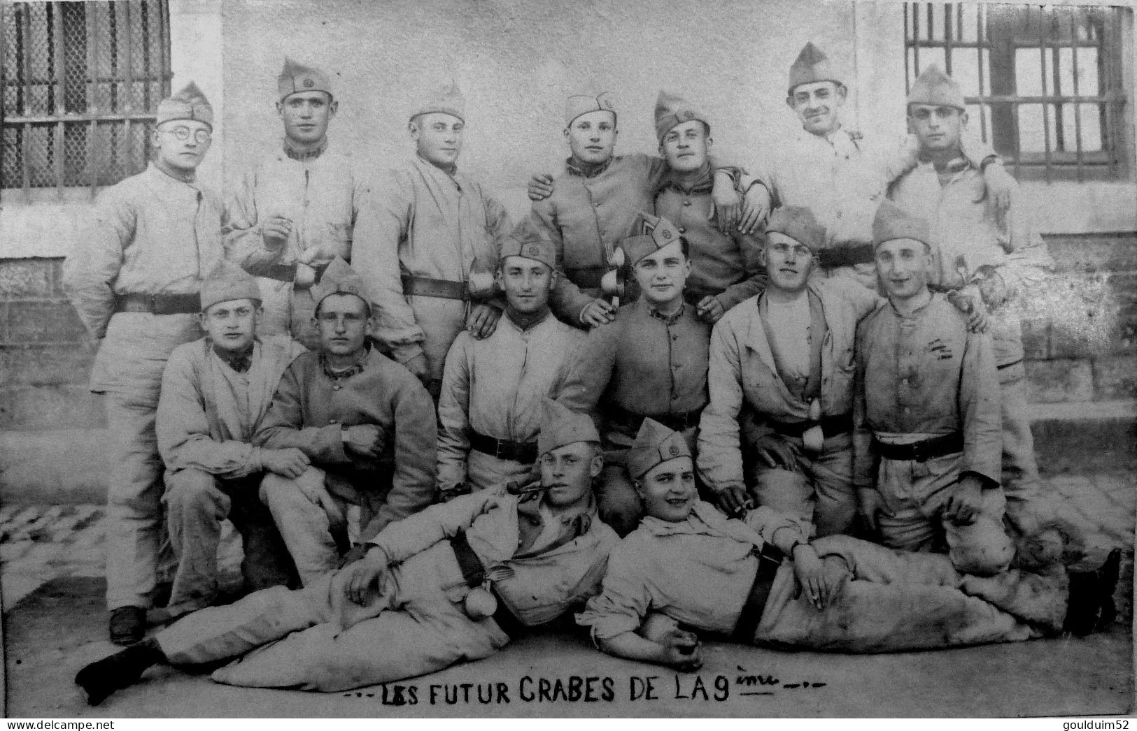 Carte Photo : Les Futurs Crabes De La 9ème - Foto