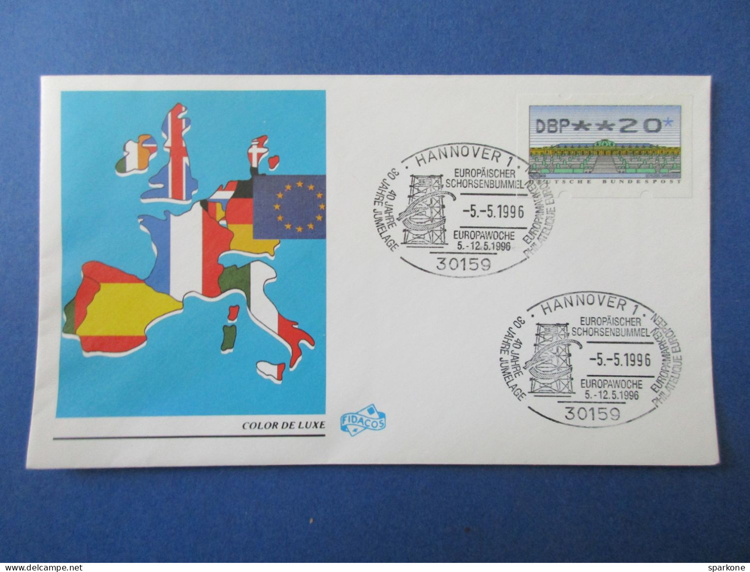 Marcophilie - Enveloppe - Hannover - Europawoche 1996 - Europaïscher Schorsenbummel - 1991-2000