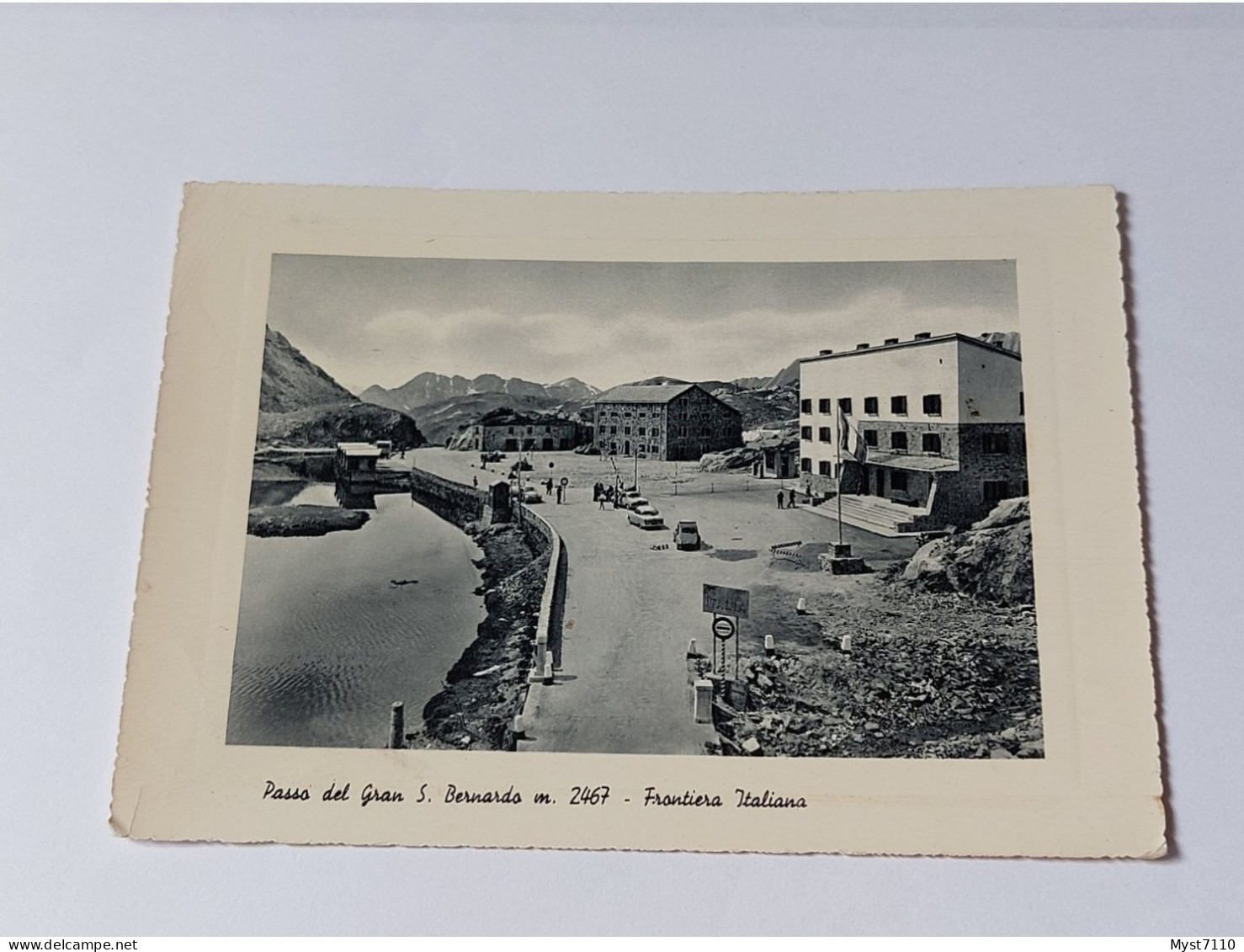 Cp Suisse/Passo Del Gran S. Bernardo M. 2467 - Frontiera Italiana. - Autres & Non Classés