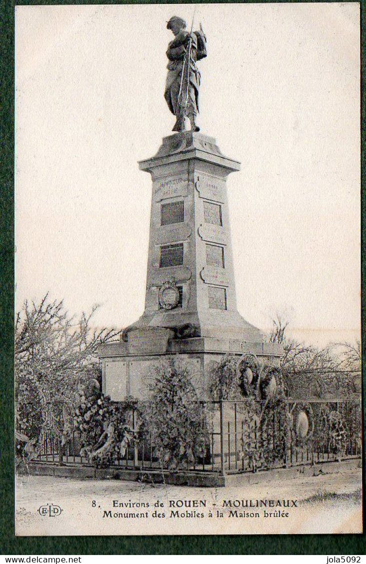 76 - Environs De ROUEN - MOULINEAUX - Monument Des Mobiles à La Maison Brulée - Rouen