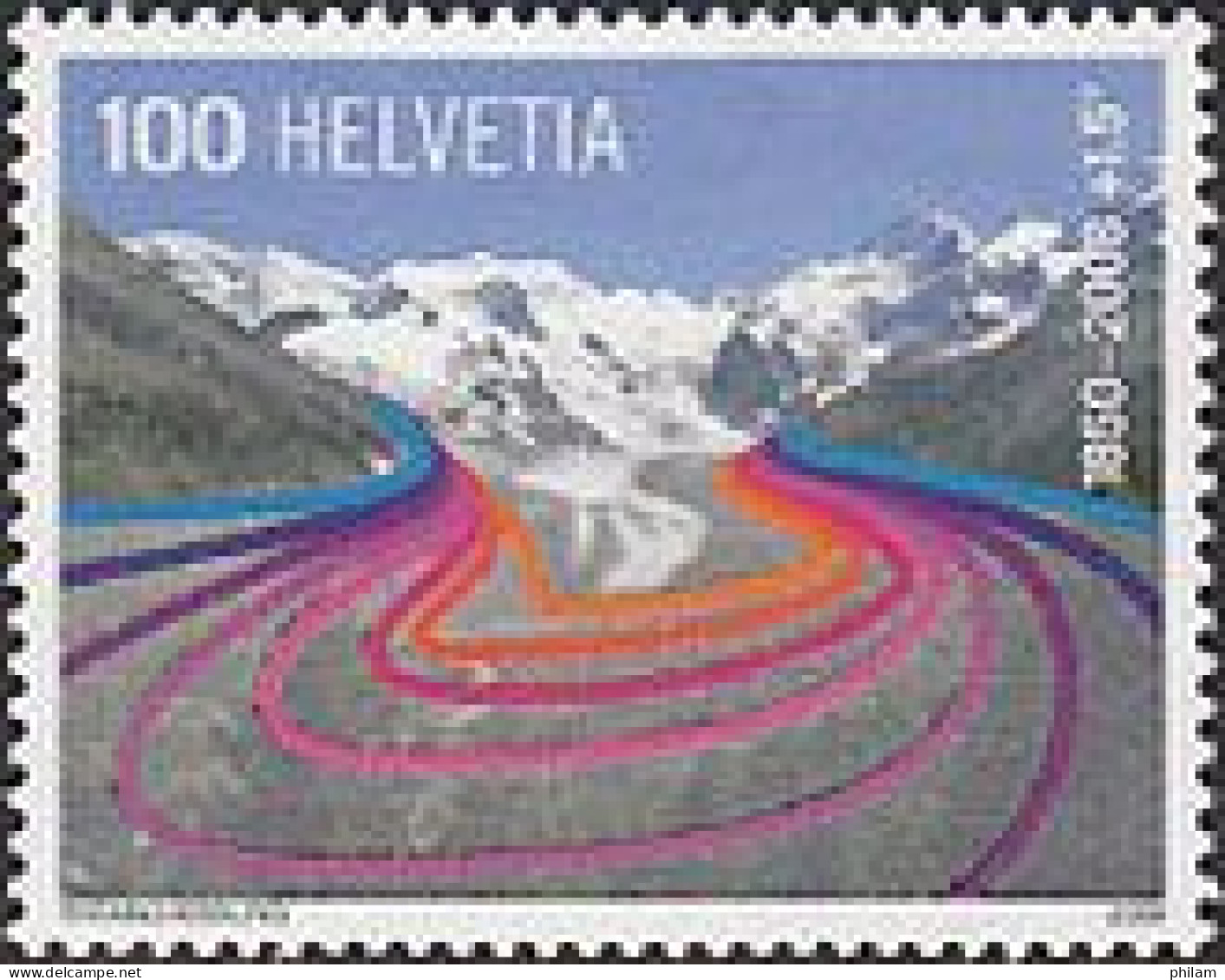 SUISSE 2009 - Le Recul Des Glaciers -  1 V. - Protección Del Medio Ambiente Y Del Clima