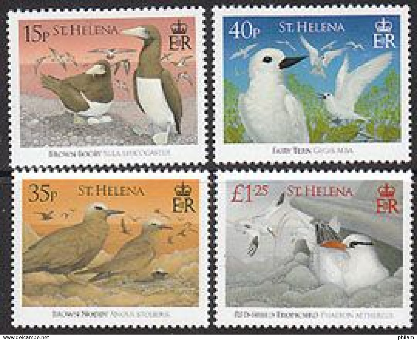 ST HELENE 2008 - Oiseaux De Mer - II - 4 Timbres - Seagulls