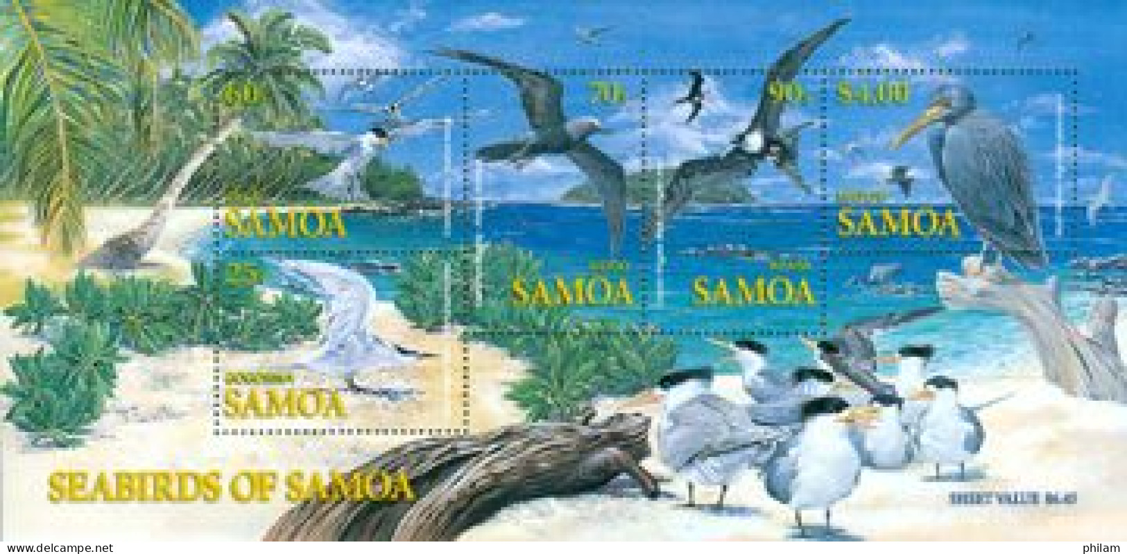 SAMOA 2004 - Oiseaux De Mer - BF - Gaviotas