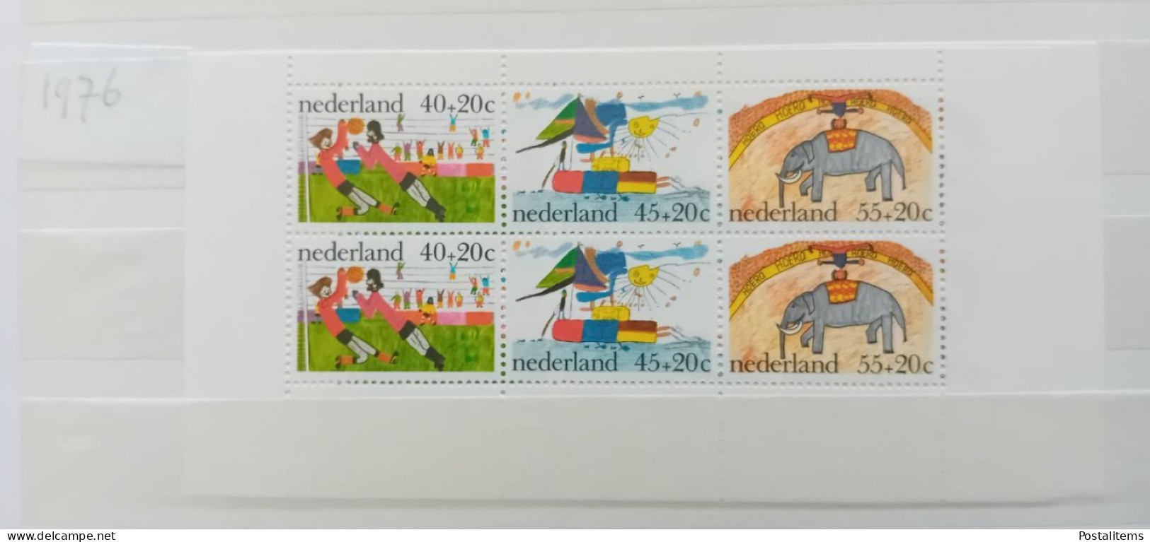 1976 Blok Kinderzegels NVPH 1107 - Blocchi