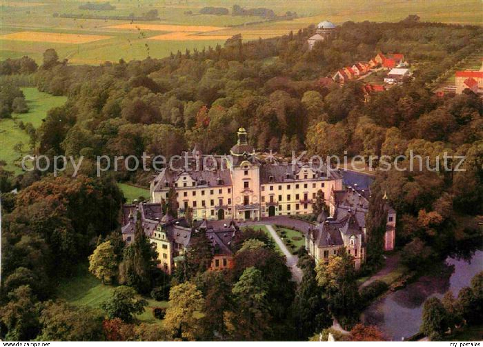 72900596 Bueckeburg Schloss Und Mausoleum Fliegeraufnahme Bueckeburg - Bückeburg