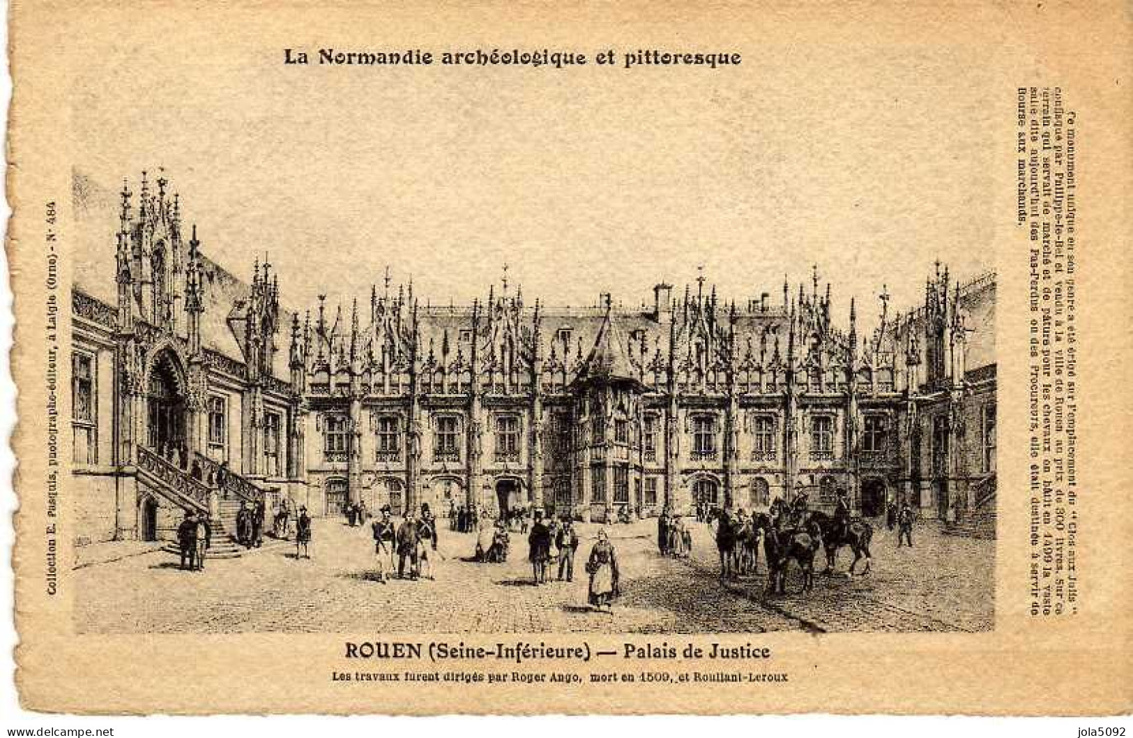 76 - ROUEN - Palais De Justice - Rouen