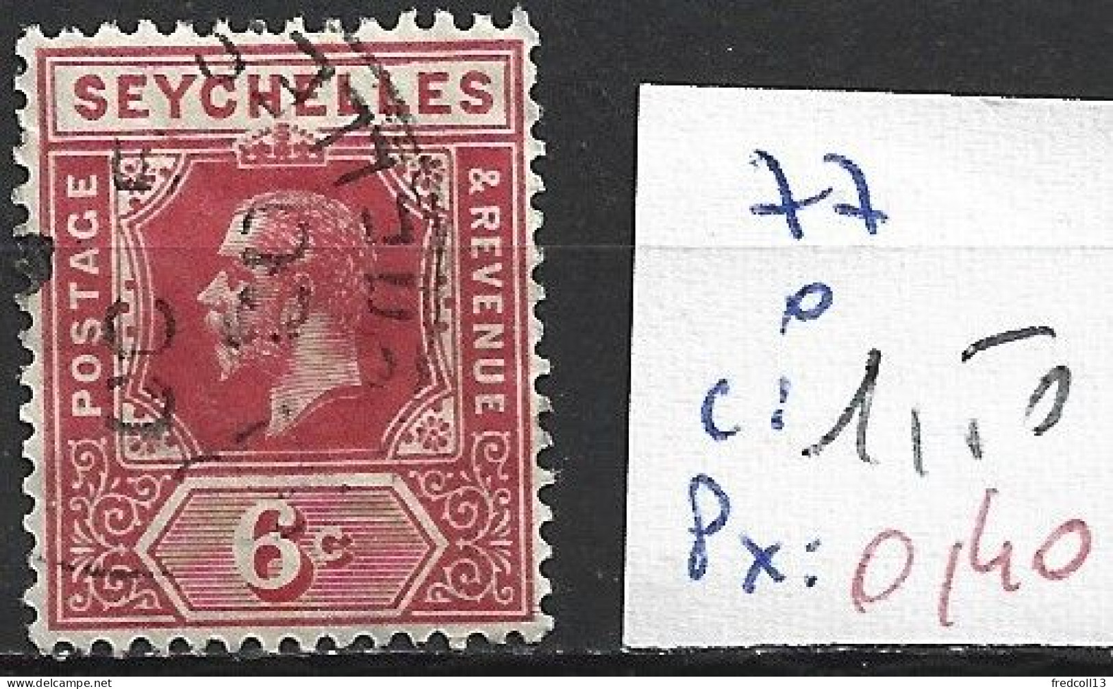 SEYCHELLES 77 Oblitéré Côte 1.50 € - Seychellen (...-1976)