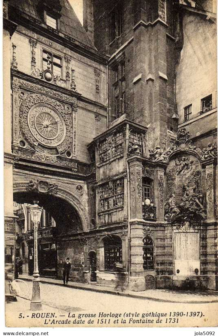 76 - ROUEN - La Grosse Horloge - Rouen