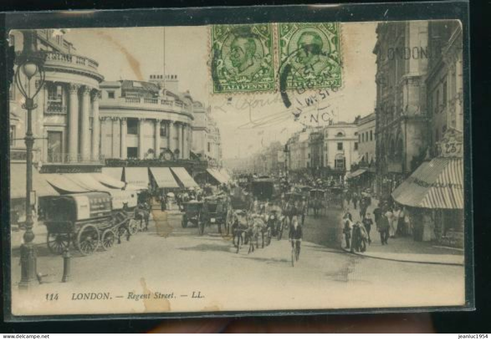 LONDON REGENT STREET      ( MES PHOTOS NE SONT PAS JAUNES ) - Andere & Zonder Classificatie