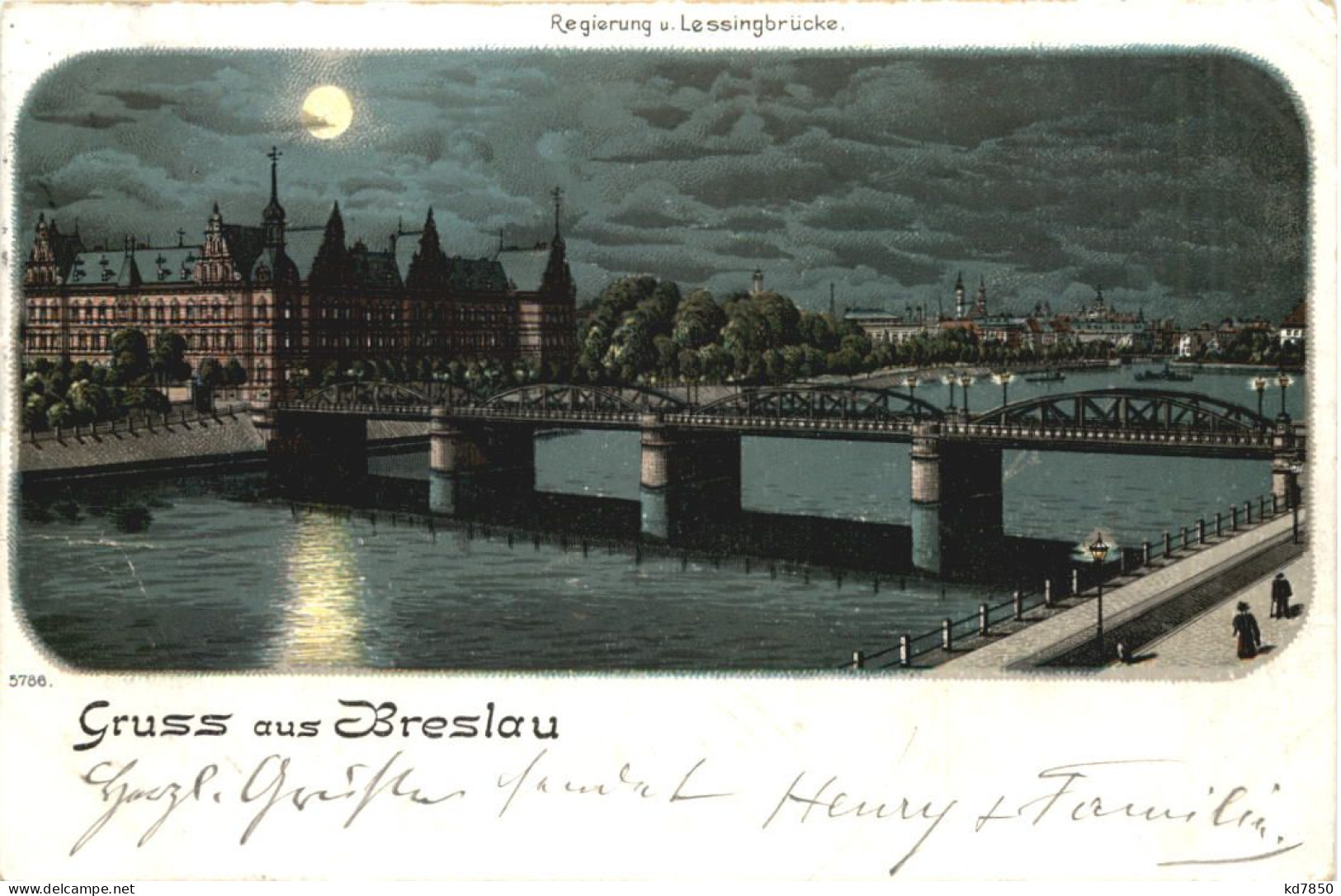 Gruss Aus Breslau - Litho - Schlesien