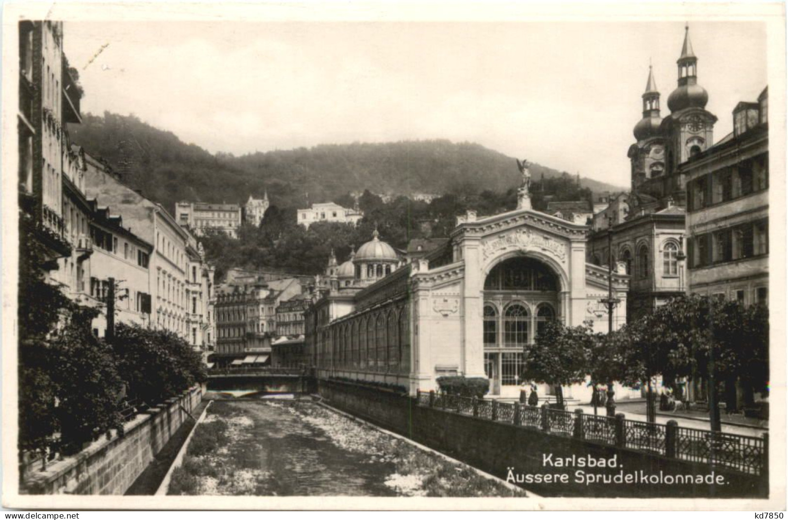 Karlsbad - Äussere Sprudelkolonnade - Boehmen Und Maehren