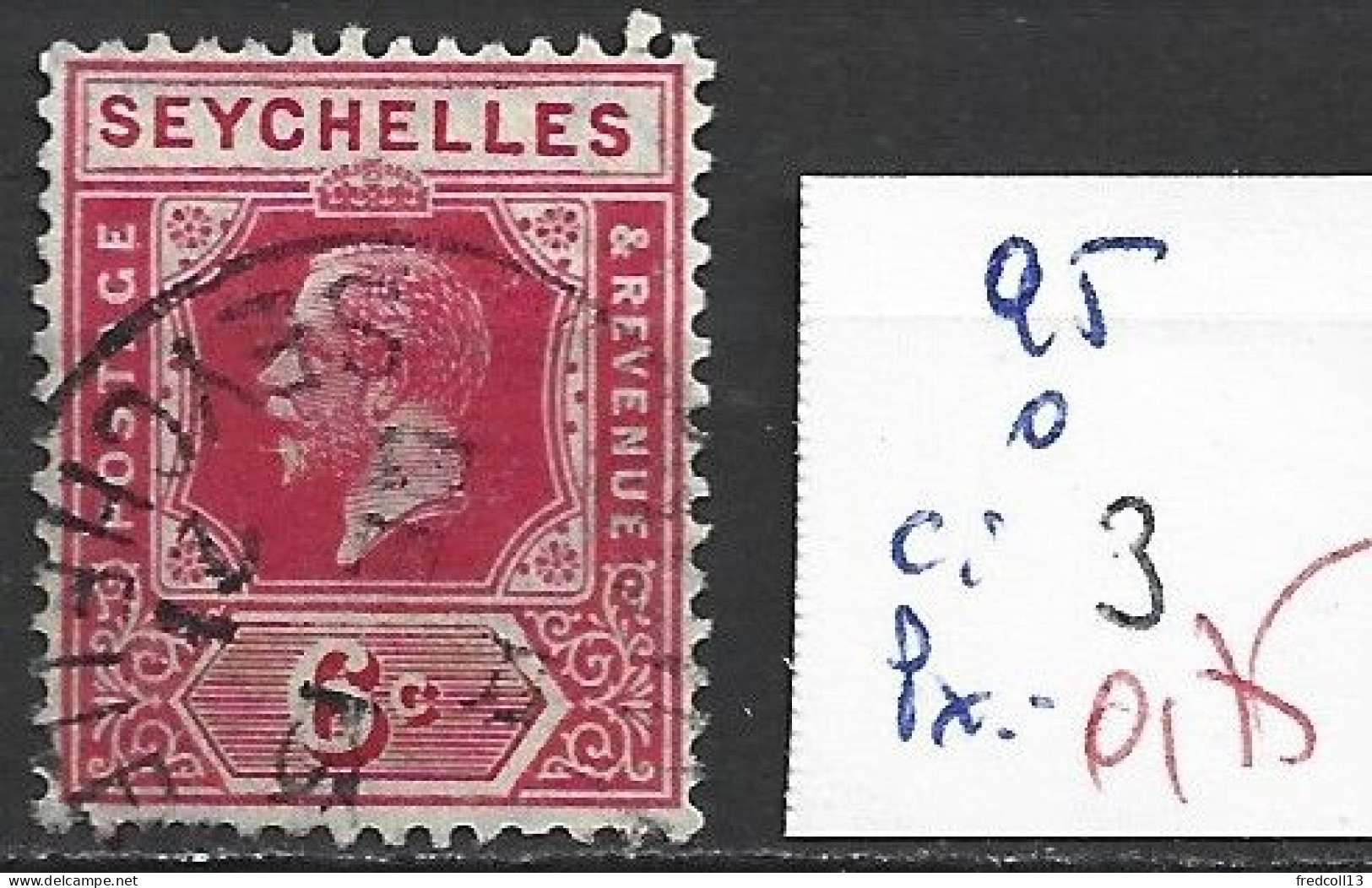 SEYCHELLES 95 Oblitéré Côte 3 € - Seychelles (...-1976)