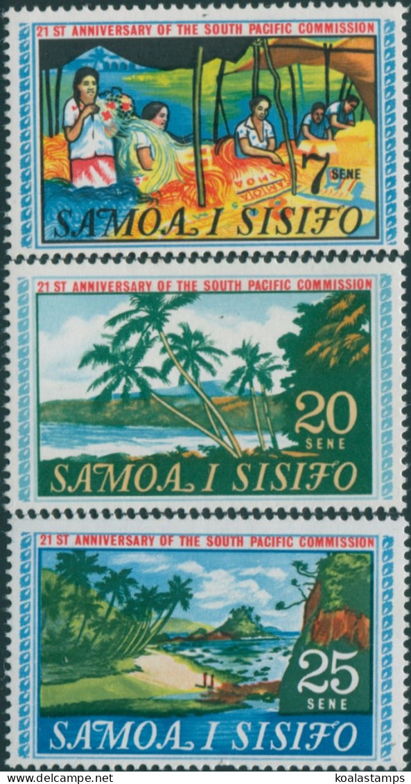 Samoa 1968 SG302-304 South Pacific Commission Set MNH - Samoa (Staat)